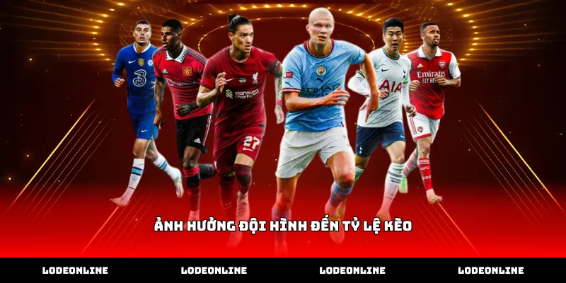 Yếu tố then chốt về ảnh hưởng đội hình đến tỷ lệ kèo